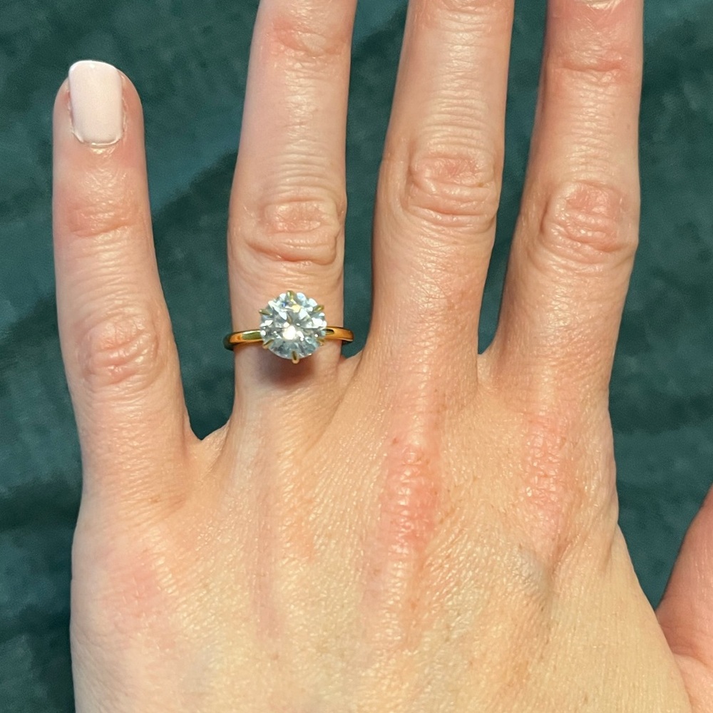 Travel Engagement Ring and Wedding Band Set, NWOT in Box